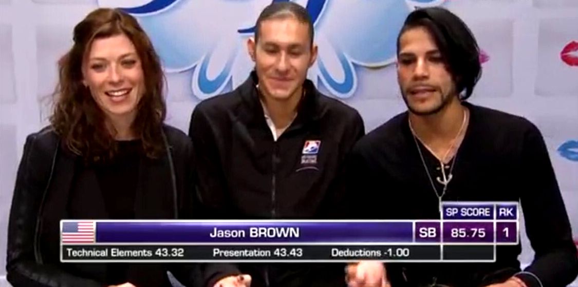 ジェイソンブラウン　SP　スケートアメリカ　キスクラ